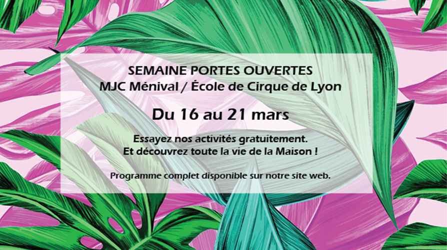 MJC Ménival porte ouverte 2020