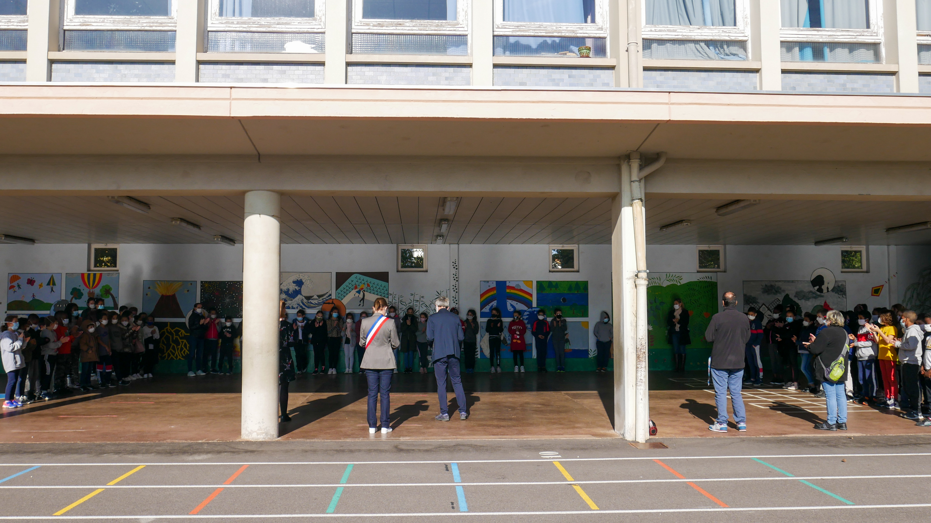 Hommage Samuel Paty Ecole des gémeaux - 2 