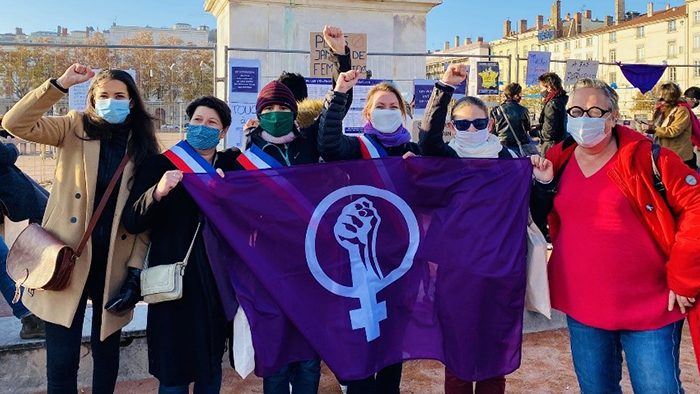 Journée internationale contre les violences femmes lyon 5 - 1 