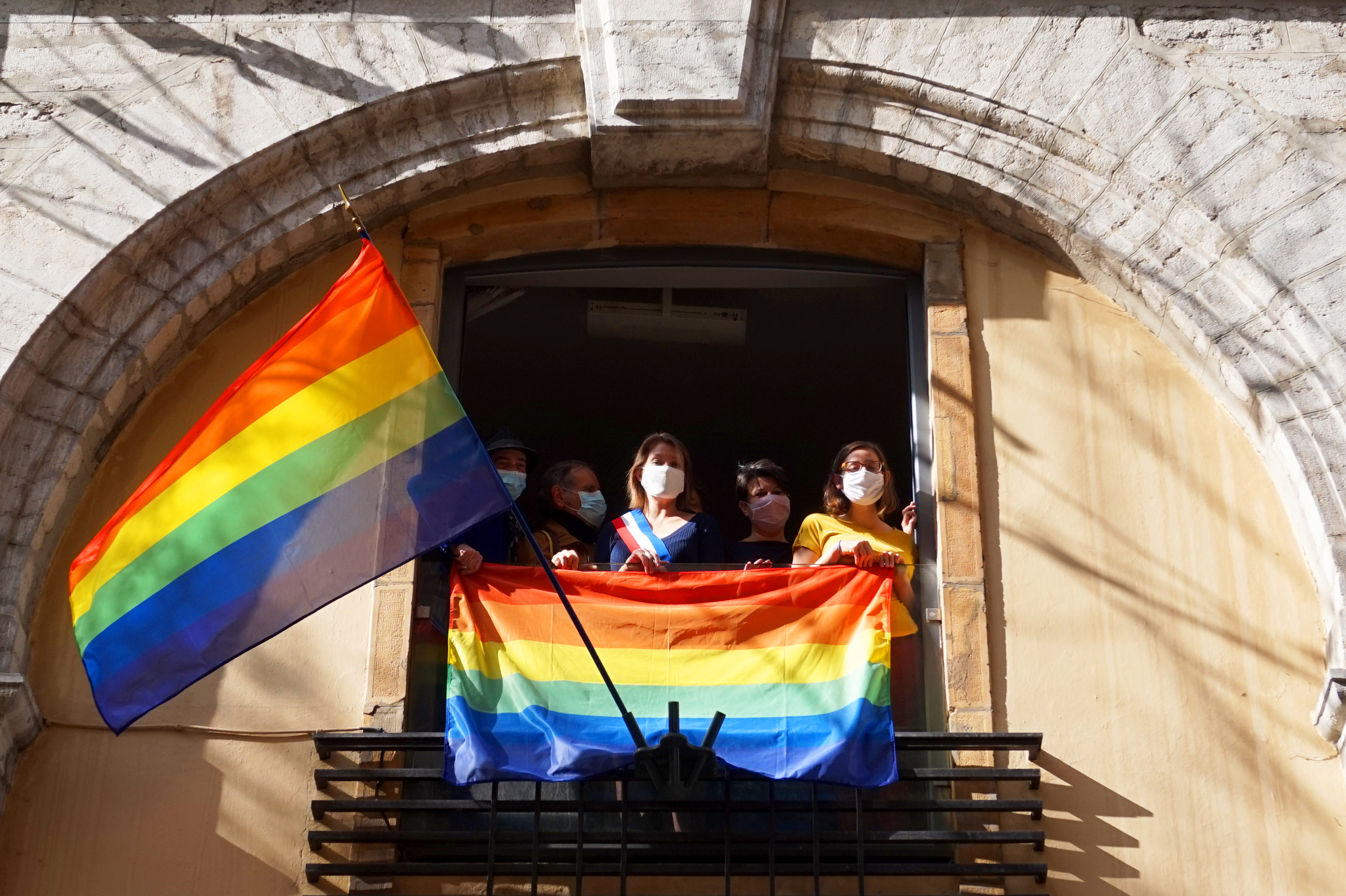 Marche des fiertés Mairie Annexe du vieux Lyon  - 2 