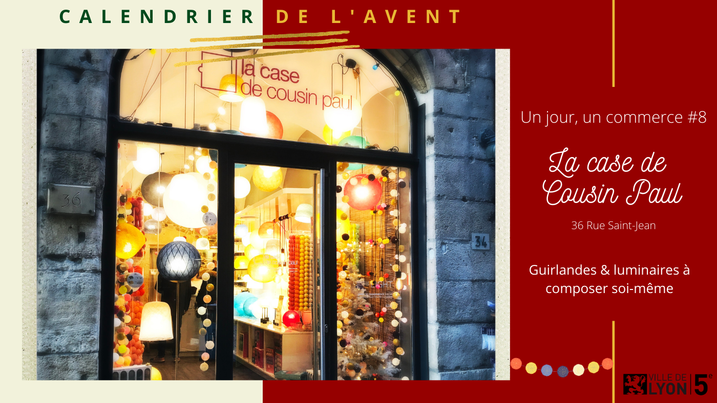 calendrier de l'avent commerçants vieux lyon jour 8