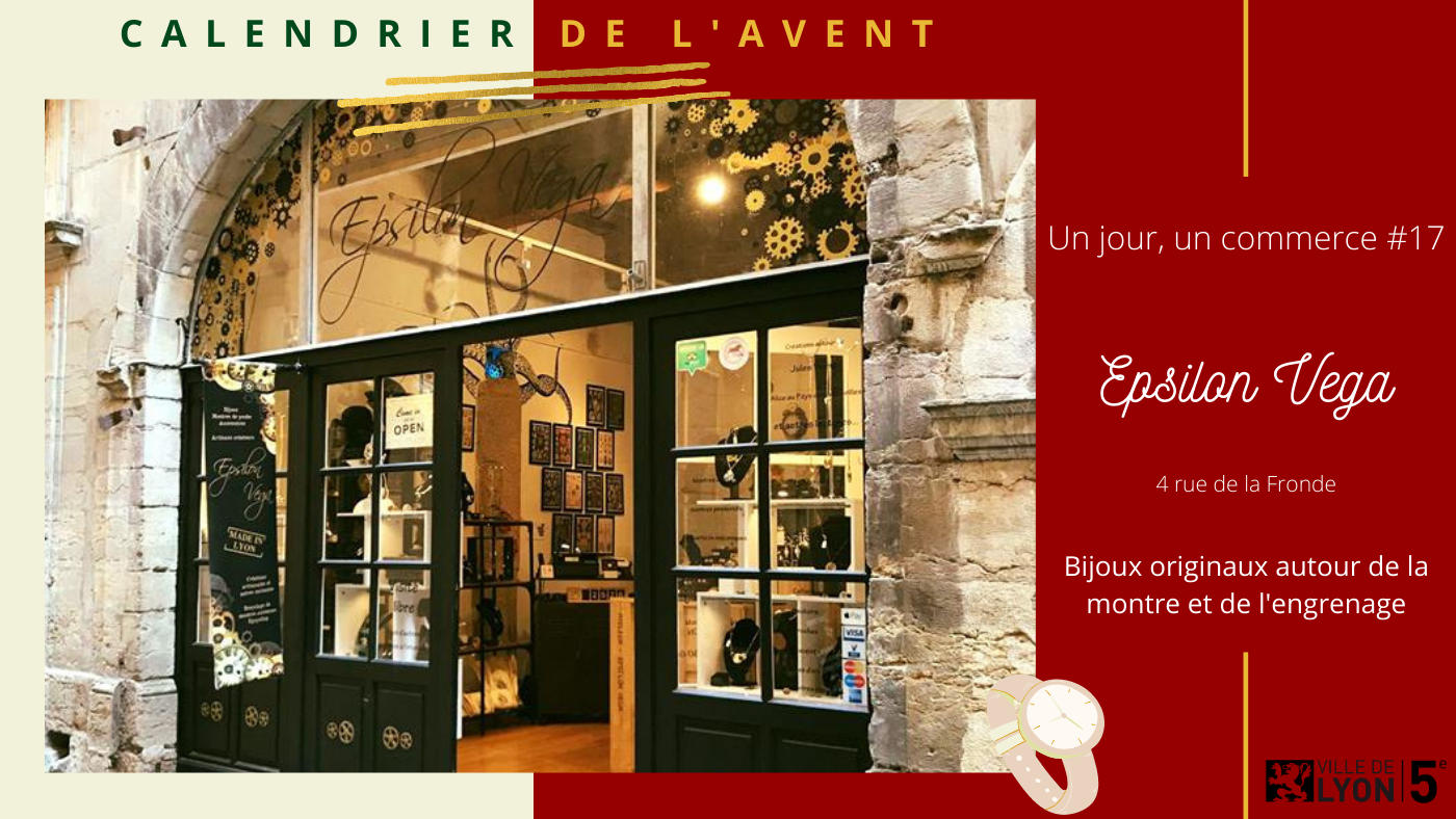 calendrier de l'avent commerçants vieux lyon jour 17
