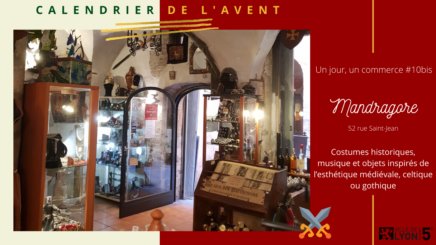 calendrier de l'avent commerçants vieux lyon jour 10