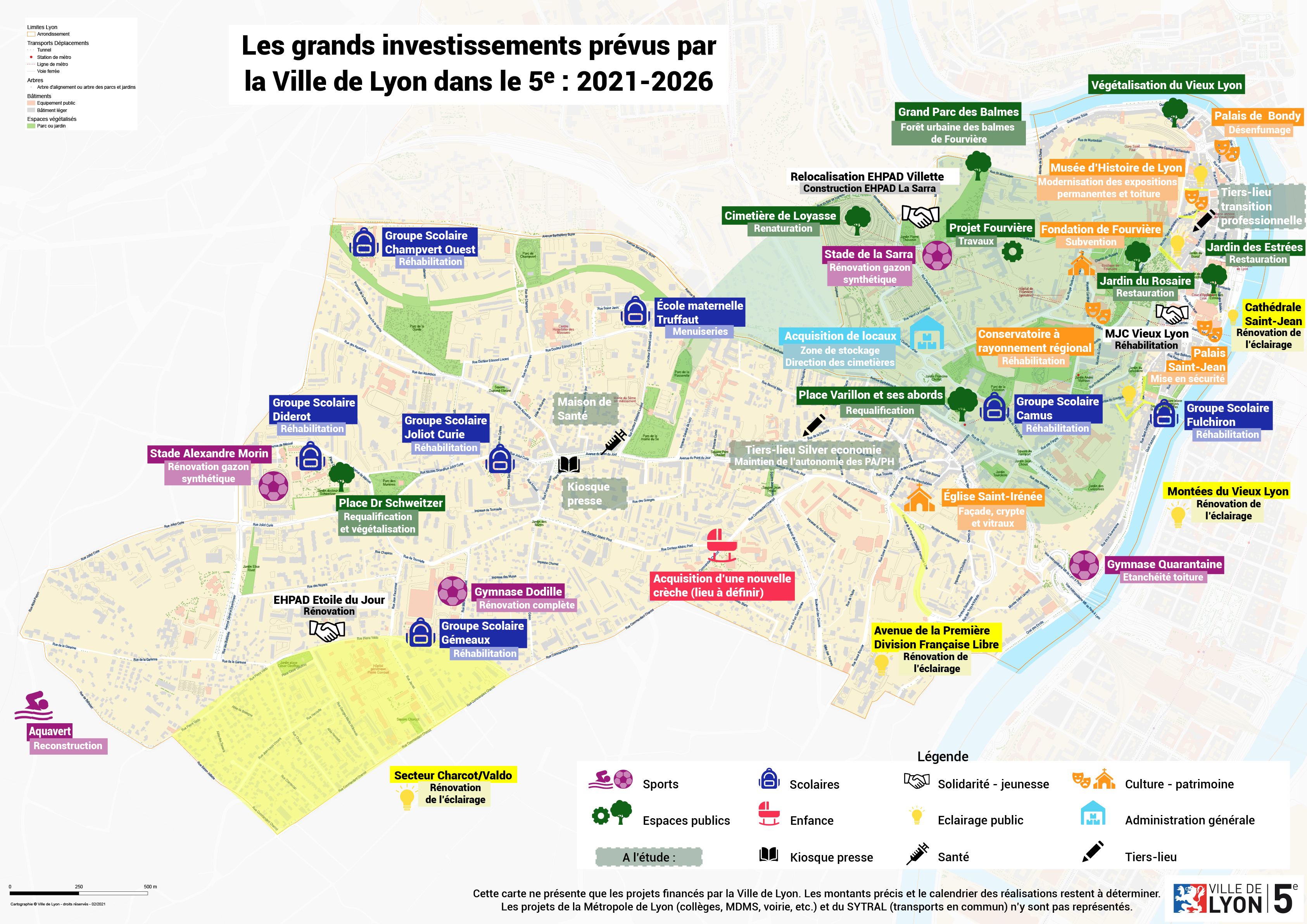 Carte PPI Lyon 5 - 1 