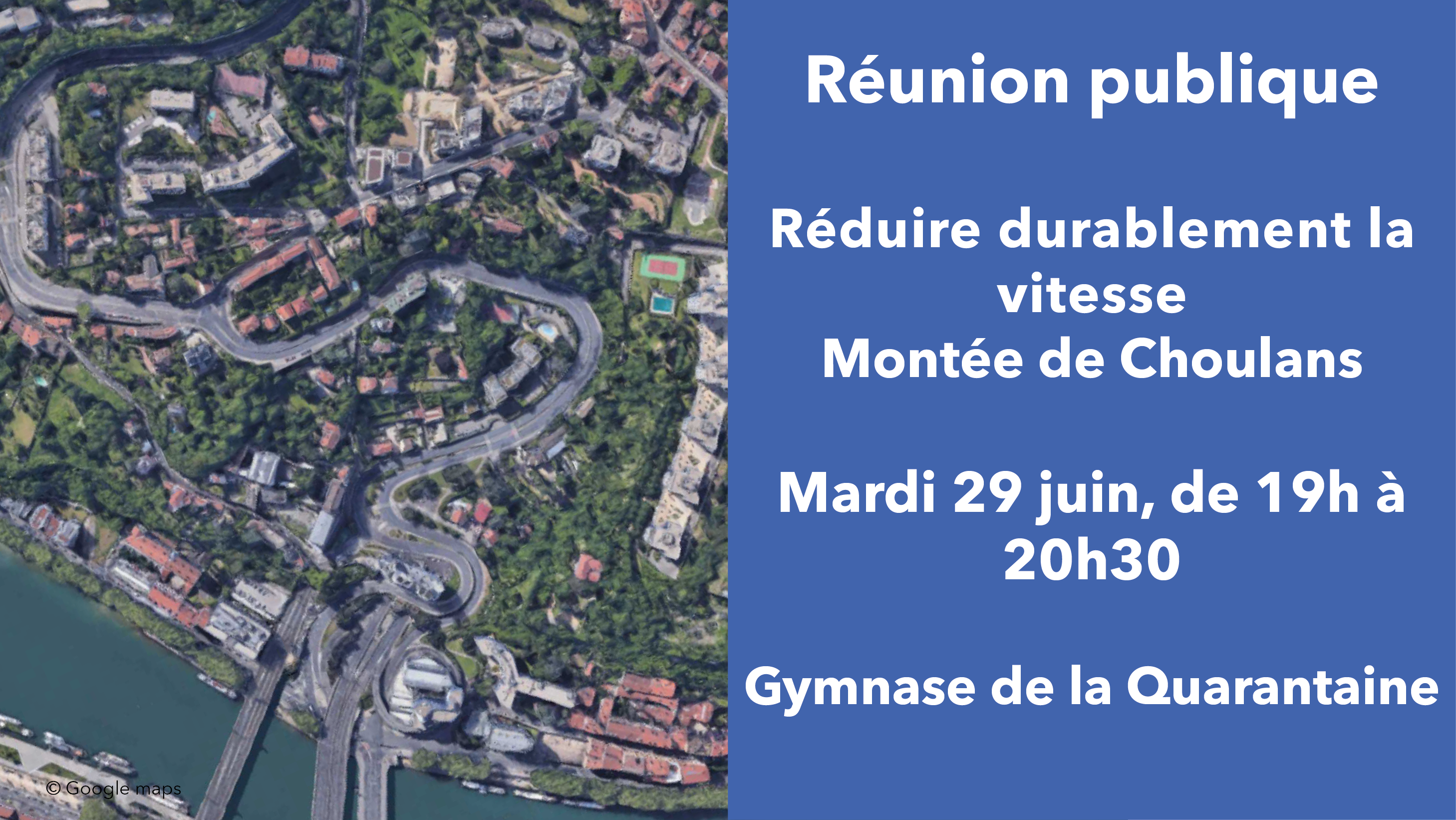 Réunion publique montée de choulans