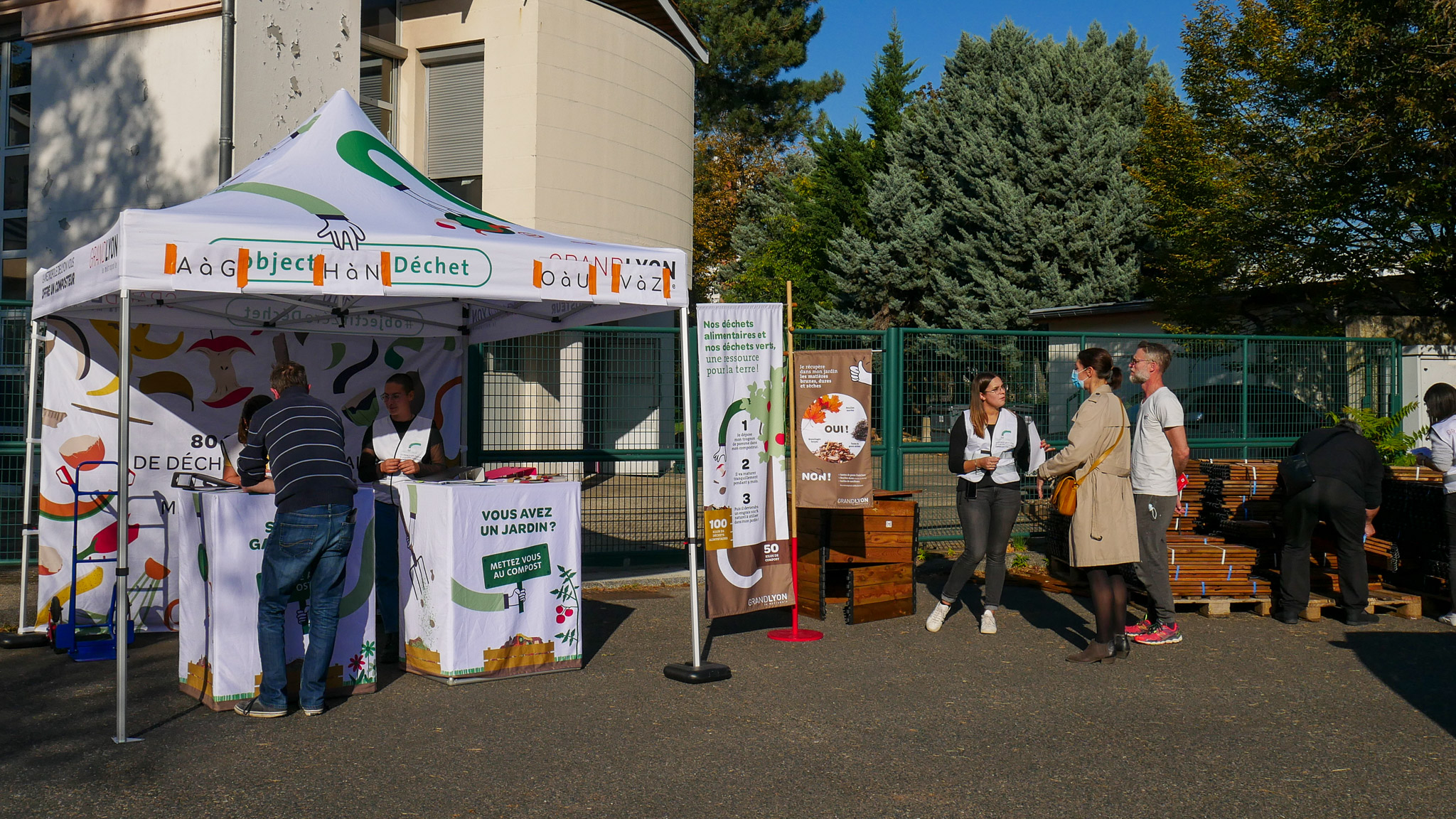 Distribution composteur individuel Grand Lyon - 1 