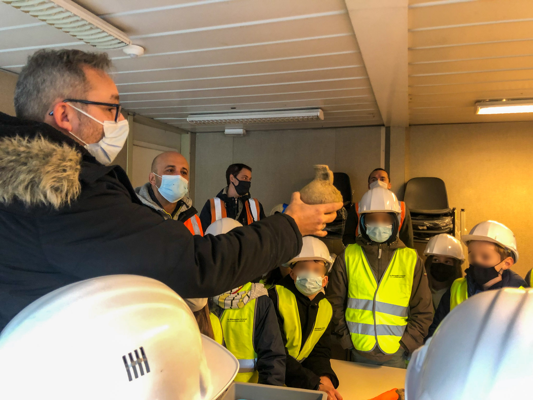 Visite chantier Pierre Audry élèves ferdinand Buisson - 5 