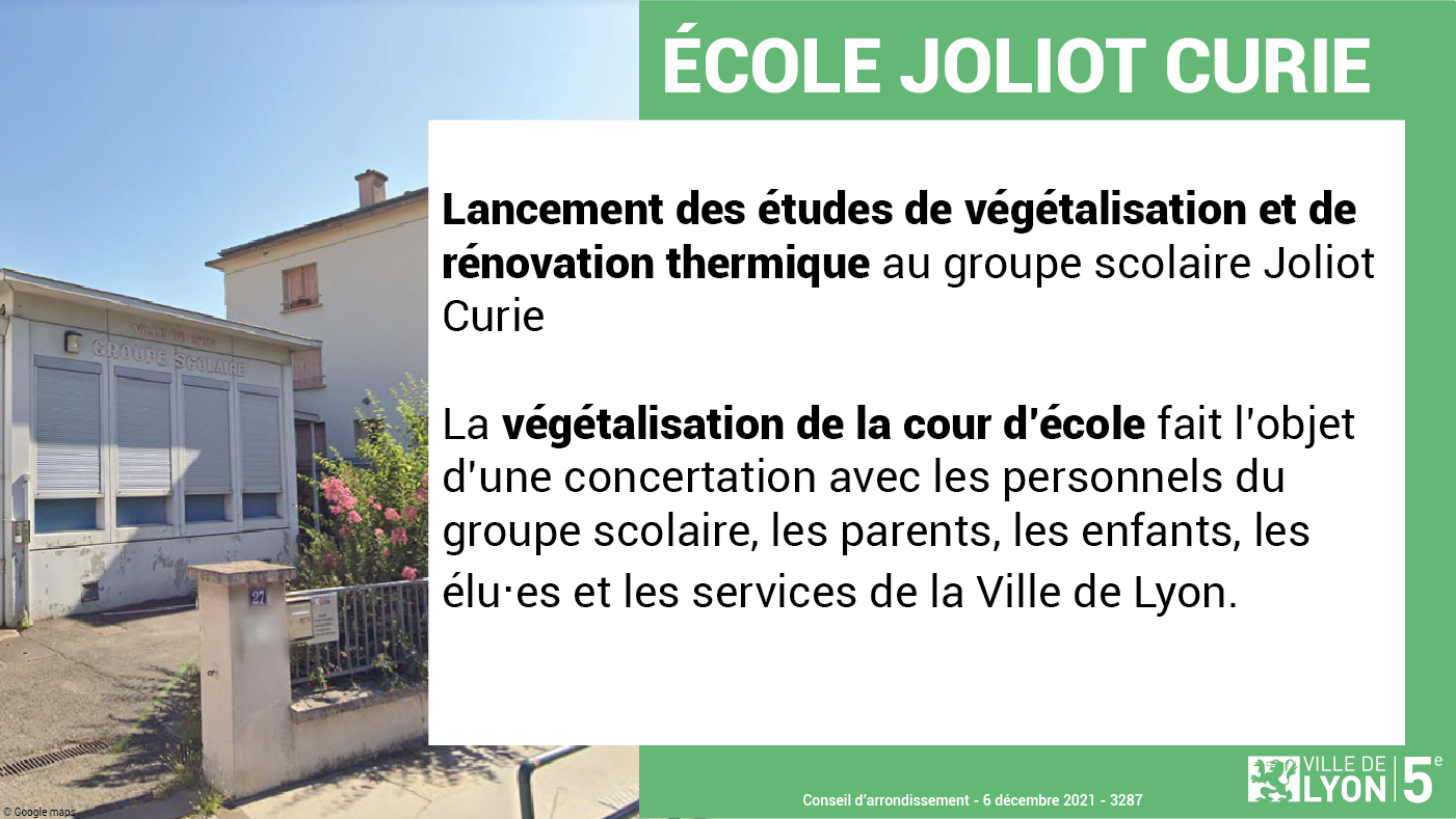 CA décembre 2021 Travaux école joliot curie - 3 