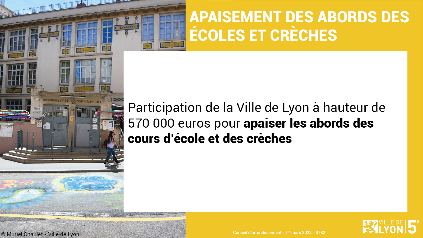 conseil d'arrondissement 17 mars Lyon 5 abords crèches écoles - 4 