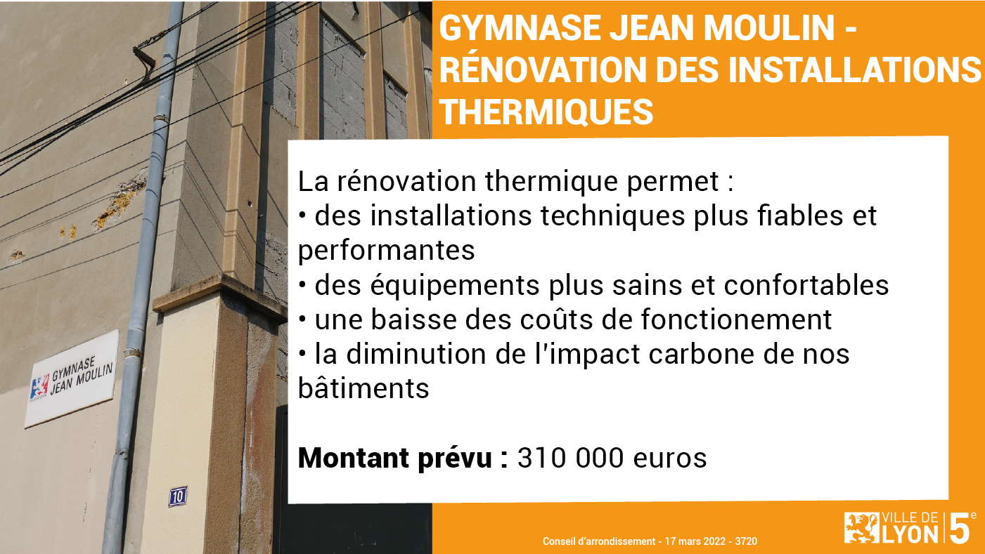 conseil d'arrondissement 17 mars Lyon 5 gymnase Jean Moulin - 3 