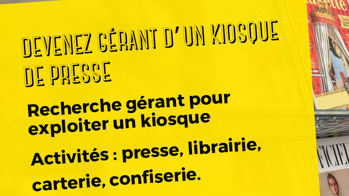 Kiosque presse recrutement