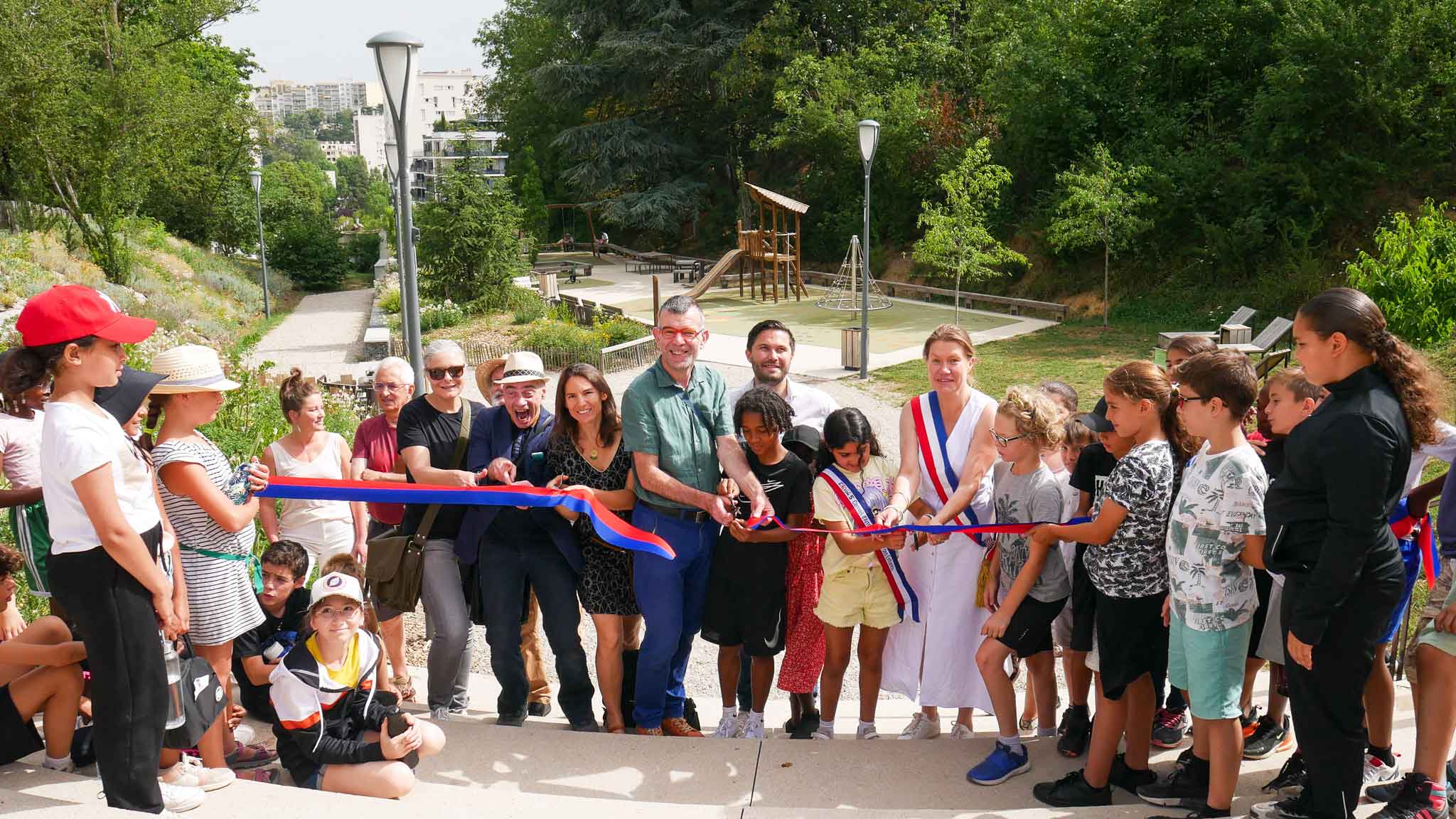 Inauguration avenue Eisenhower parc elise rivet - 1 