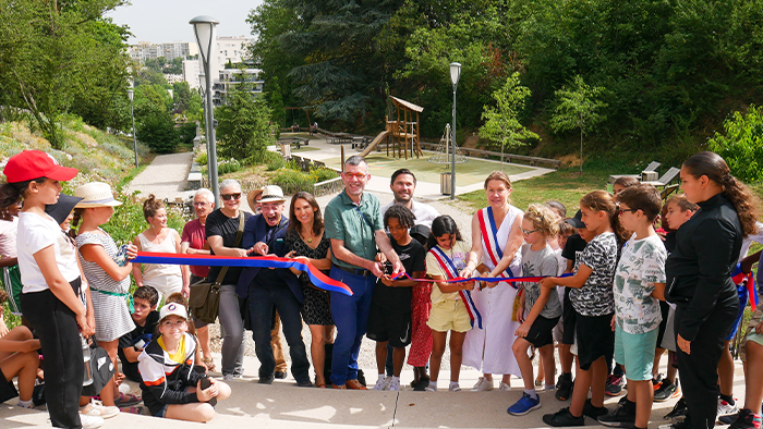 Inauguration avenue Eisenhower Parc Elise Rivet