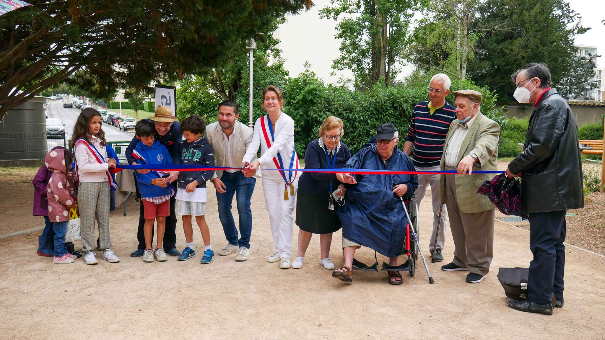 Square Tricou Inauguration coupe du ruban - 1 