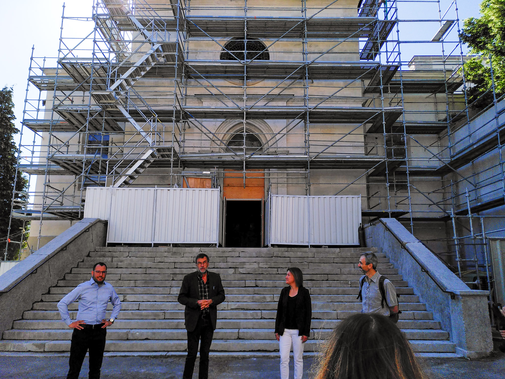 Visite chantier eglise saint-irenee mai 2022 - 1 