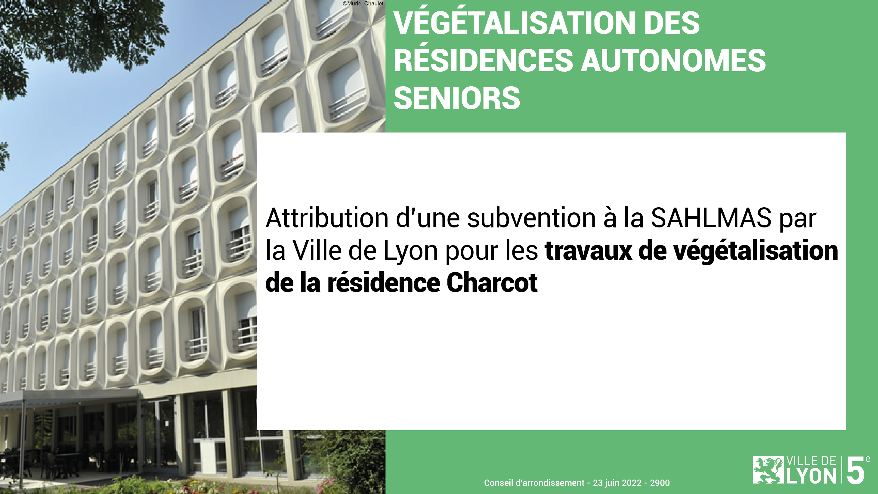 Végétalisation Residence charcot - 2 