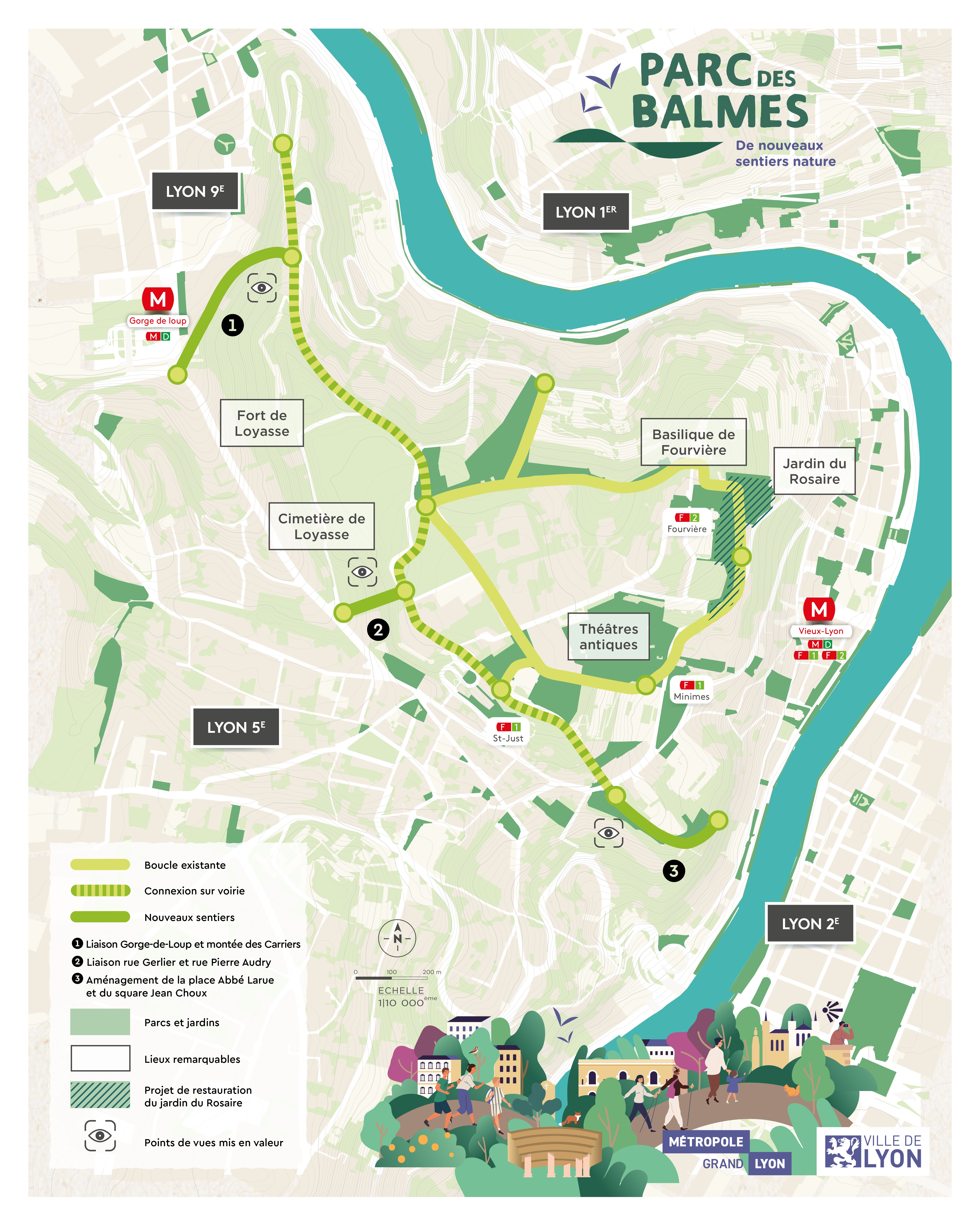 Parc des Balmes - Plan
