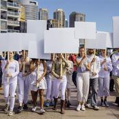 Blank Placard Dance 