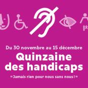 Quinzaine des handicaps 2023